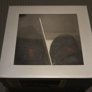 Kyrie 5 (TD) Black/Black Red Logo Kids Tennis Shoe